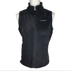 Columbia dark gray fleece vest - size kids large
